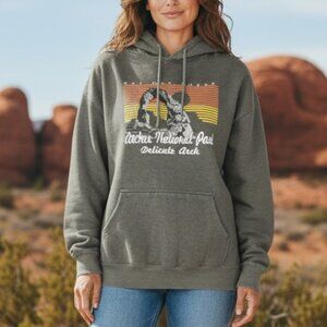 Arches National Park Gray Hoodie